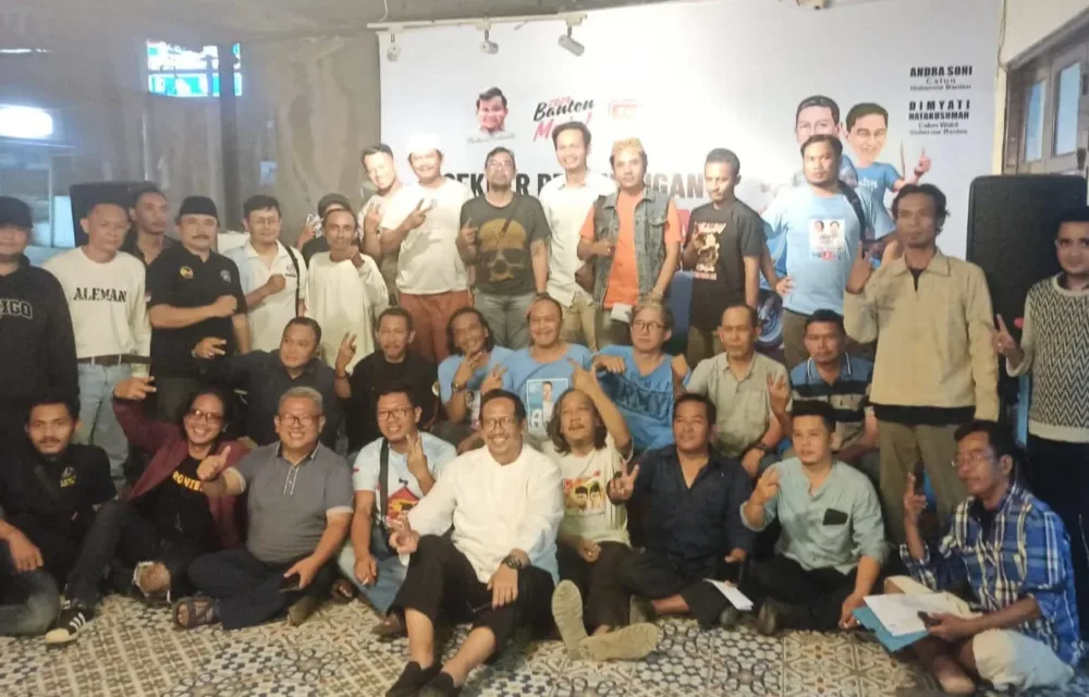 Konsolidasi Organ Relawan Andra Soni - Dimyati Di Banten