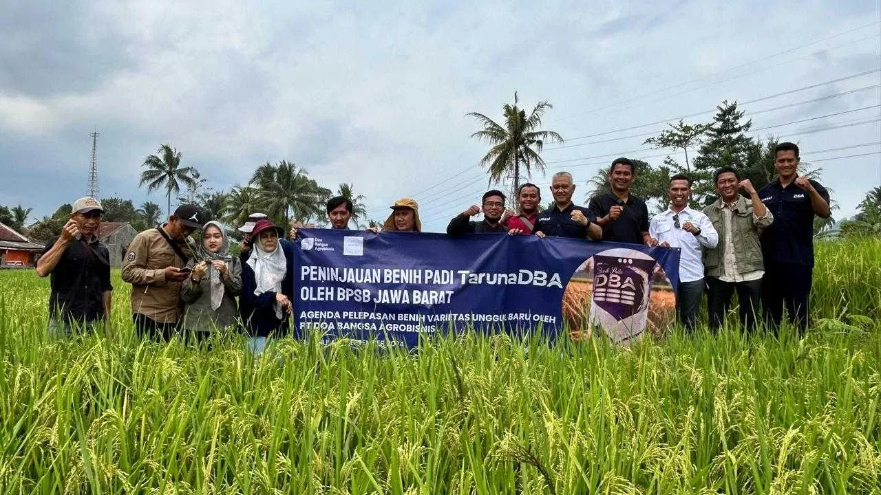 Doa Bangsa Launching Benih Padi DBA Unggul