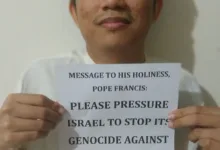 Fpn Minta Paus Tekan Israel Hentikan Genosida Di Palestina