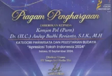 Pj Gubernur Sulawesi Utara Andap Budhi Revianto Raih Penghargaan