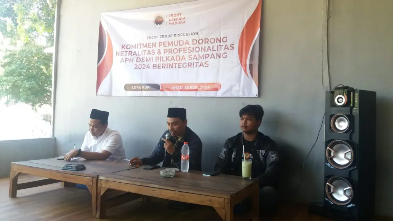 Kawal Pilkada Sampang Berintegritas, Pemuda Dorong Aparat Penegak Hukum Netral dan Profesional