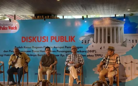 Bedah Buku Kasus Dugaan Korupsi Pemotongan Honorarium Hakim Agung Dalam Penanganan Perkara Sebesar Rp 97 Miliar