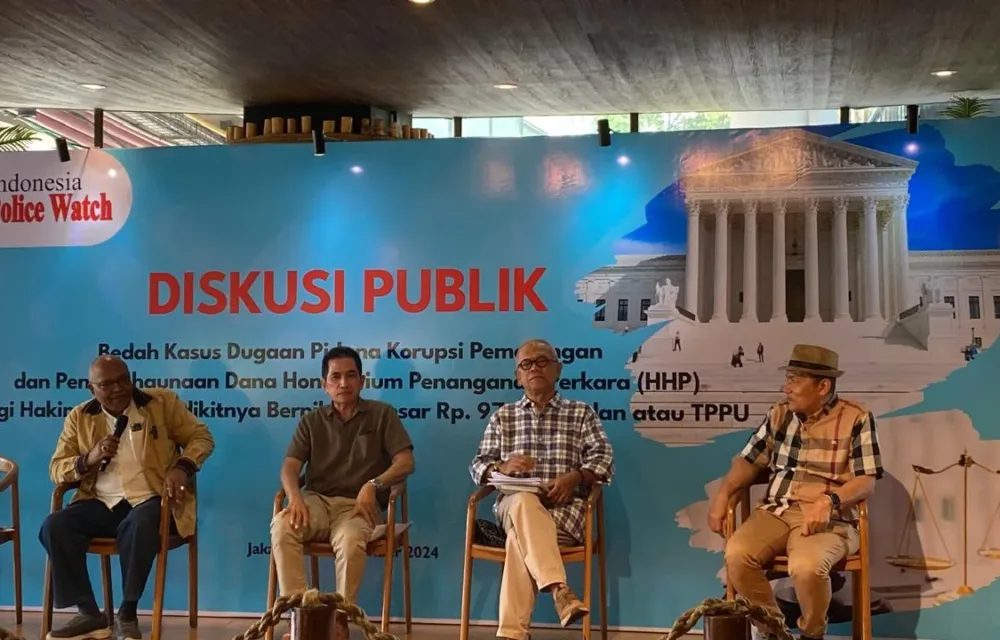 Bedah Buku Kasus Dugaan Korupsi Pemotongan Honorarium Hakim Agung Dalam Penanganan Perkara Sebesar Rp 97 Miliar