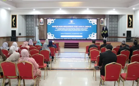 Kemenkumham Jabar Ikuti Ceramah Keagamaan Peringati Maulid Nabi Muhammad SAW