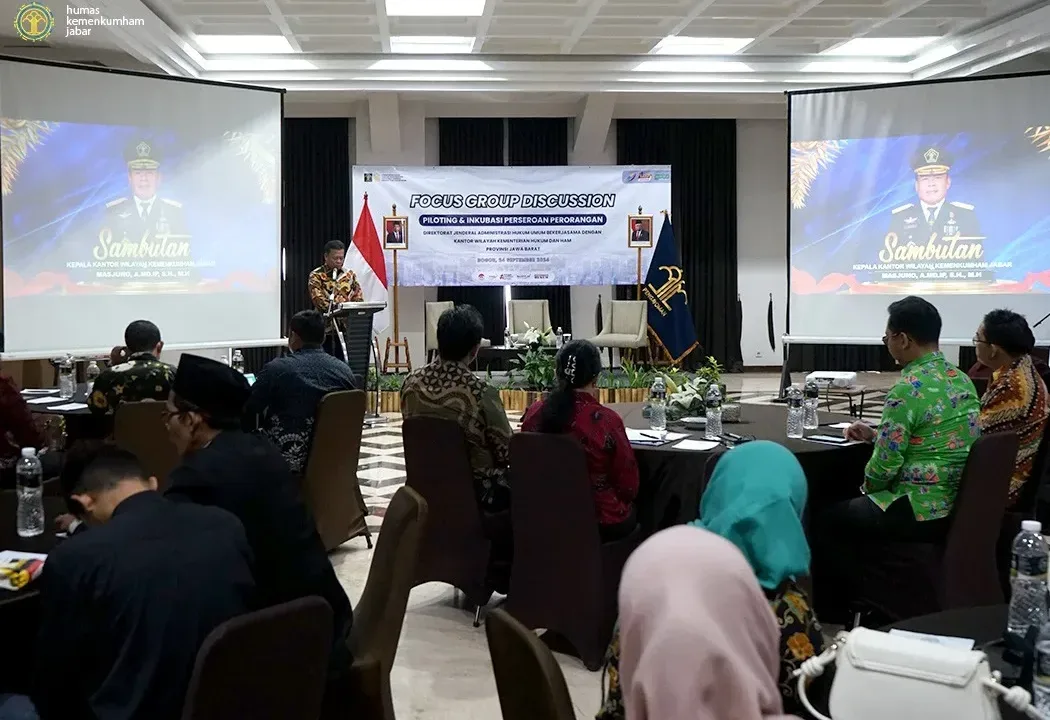 Ditjen AHU Bersama Kemenkumham Jabar Beri Pembekalan Bagi Pelaku Usaha di Wilayah Bogor