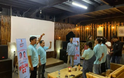 Relawan Andra Soni Deklarasi Bareng Mahasiswa dan Pemuda