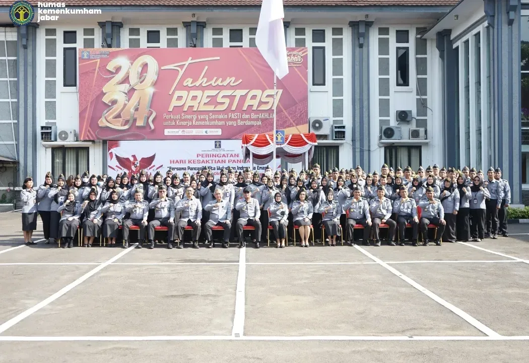 Kemenkumham Jabar Peringati Hari Kesaktian Pancasila Sebagai Momentum Bersama Menuju Indonesia Emas