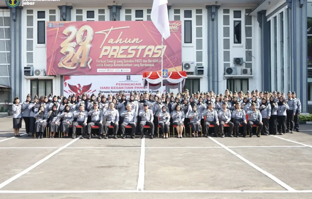 Kemenkumham Jabar Peringati Hari Kesaktian Pancasila Sebagai Momentum Bersama Menuju Indonesia Emas