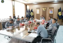 Kakanwil Masjuno Lakukan Evaluasi Pelaksanaan Anggaran