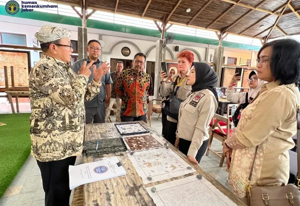 Kemenkumham Jabar Laksanakan Pendampingan Pemeriksaan Substantif Permohonan Indikasi Geografis Batik Merawit Cirebon