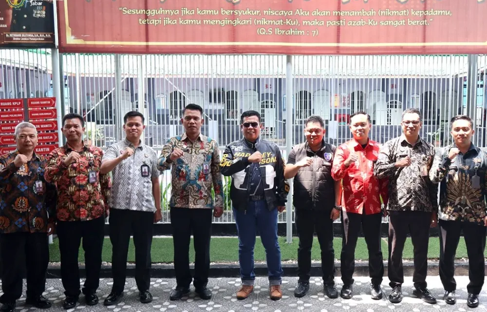 Kakanwil Kemenkumham Jabar Masjuno Tinjau Pelayanan Dan Fasilitas Di Lapas Sukabumi