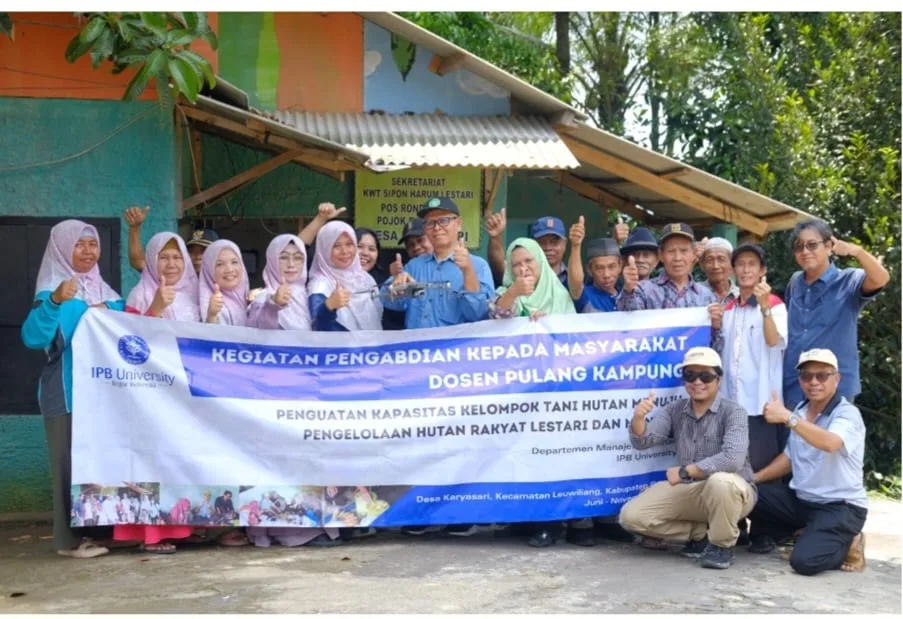 Kolaborasi Dosen Ipb University Dan Petani Hutan, Optimalkan Pengelolaan Hutan Rakyat Lestari Di Leuwiliang