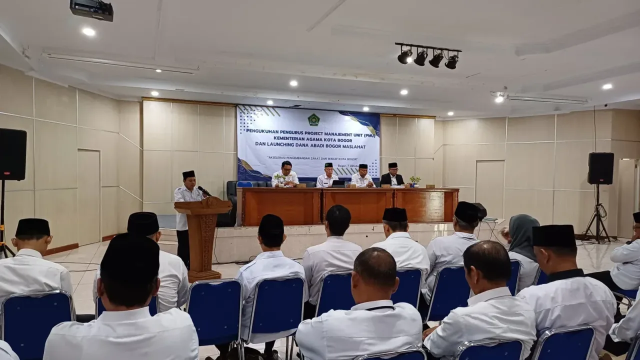 Kementerian Agama Kota Bogor Kukuhkan Tim PMU dan Luncurkan Proyek Dana Abadi
