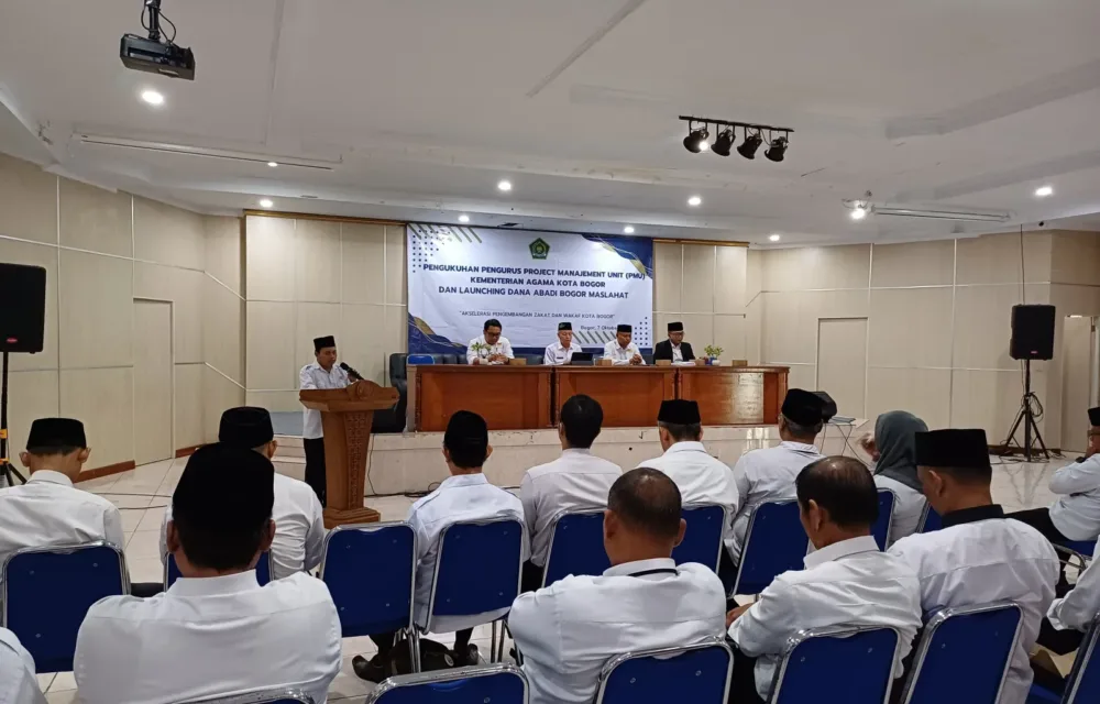Kementerian Agama Kota Bogor Kukuhkan Tim Pmu Dan Luncurkan Proyek Dana Abadi
