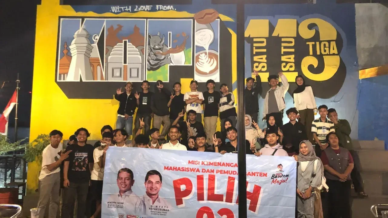 Mahasiswa Kota Cilegon Deklarasikan Dukung Andra Soni Dimyati di Pilgub Banten