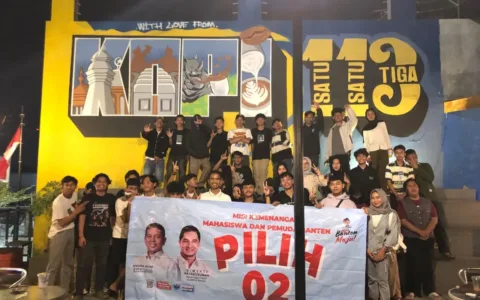 Mahasiswa Kota Cilegon Deklarasikan Dukung Andra Soni Dimyati di Pilgub Banten