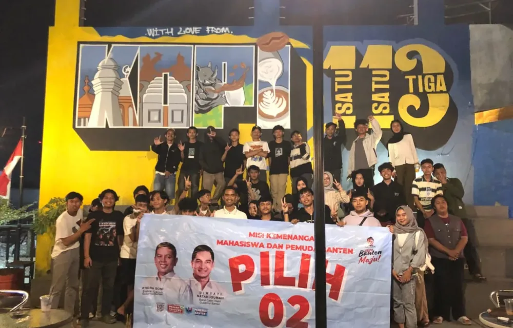 Mahasiswa Kota Cilegon Deklarasikan Dukung Andra Soni Dimyati Di Pilgub Banten