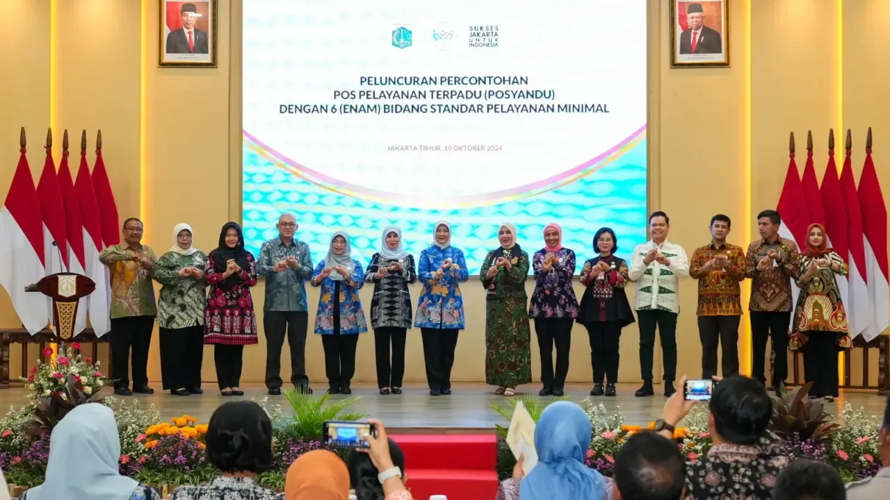 Tri Tito Karnavian Luncurkan Posyandu dengan 6 Bidang SPM di Jakarta