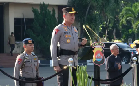 Kapolda Banten Pimpin Langsung Serah Terima Jabatan PJU Polda Banten