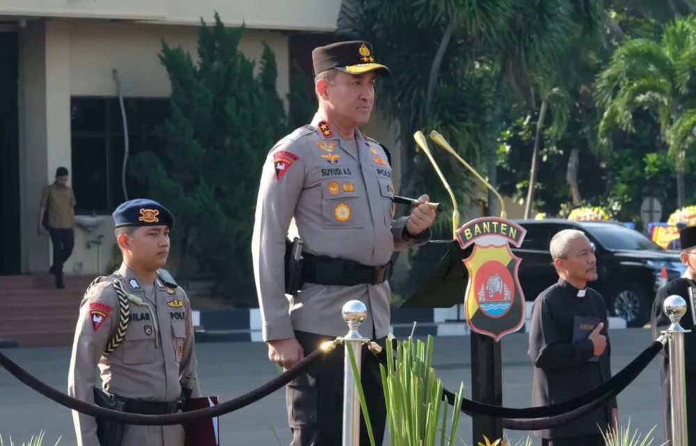 Kapolda Banten Pimpin Langsung Serah Terima Jabatan Pju Polda Banten