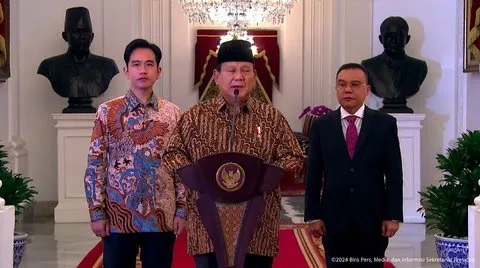 Inilah Susunan Menteri Kabinet Merah Putih Prabowo-Gibran Periode 2024 - 2029