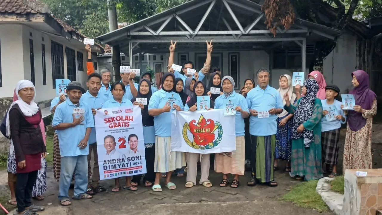 Relawan Gerak 08 Banten Terus Konsolidasi Menangkan Andra Soni Menjadi Gubernur