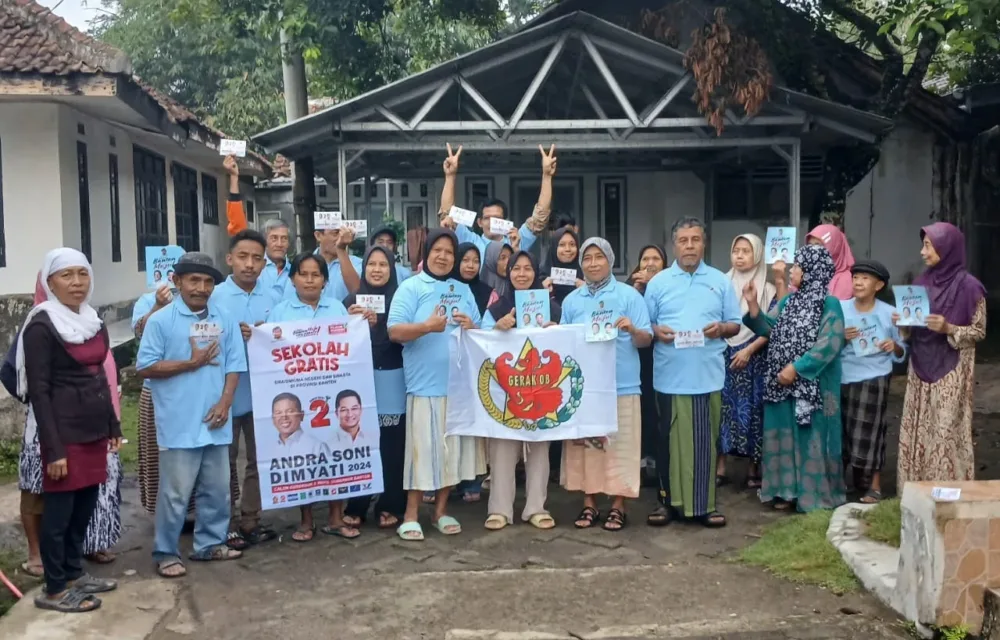 Relawan Gerak 08 Banten Terus Konsolidasi Menangkan Andra Soni Menjadi Gubernur