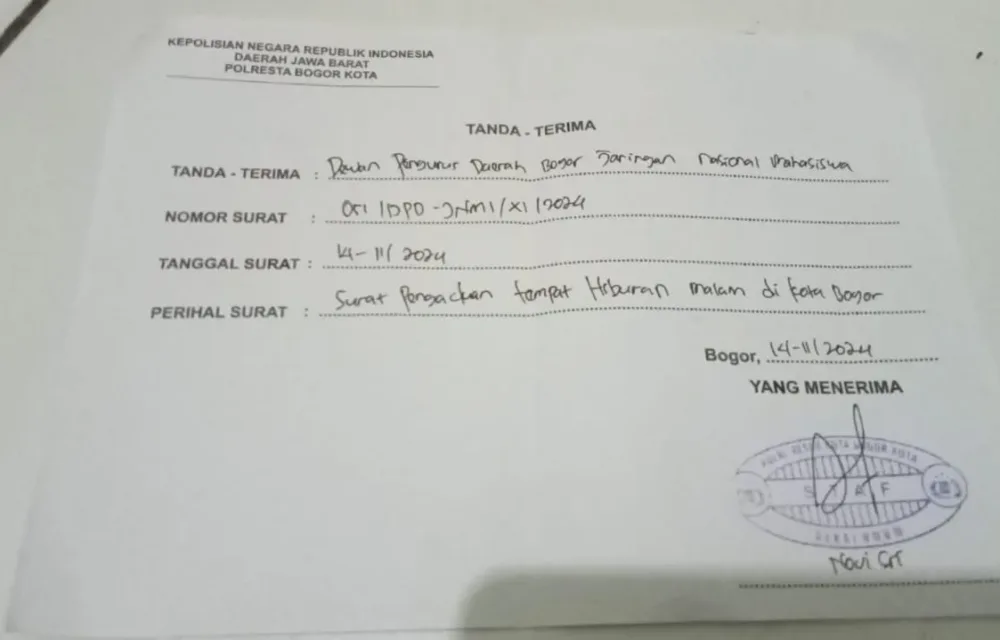 Jnmi Surati Pj Walikota Hingga Kapolresta Bogor Desak 4 Thm Ditutup