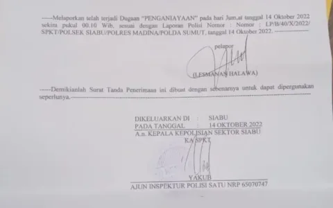 Laporan Pengeroyokan Wartawan Mangkrak di Polsek Saibu Sumatra Utara, Korban Berharap Kapolri Mendengar
