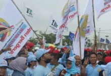 Relawan All Cipayung Meriahkan Kampanye Akbar Andra - Dimyati Di Cilegon