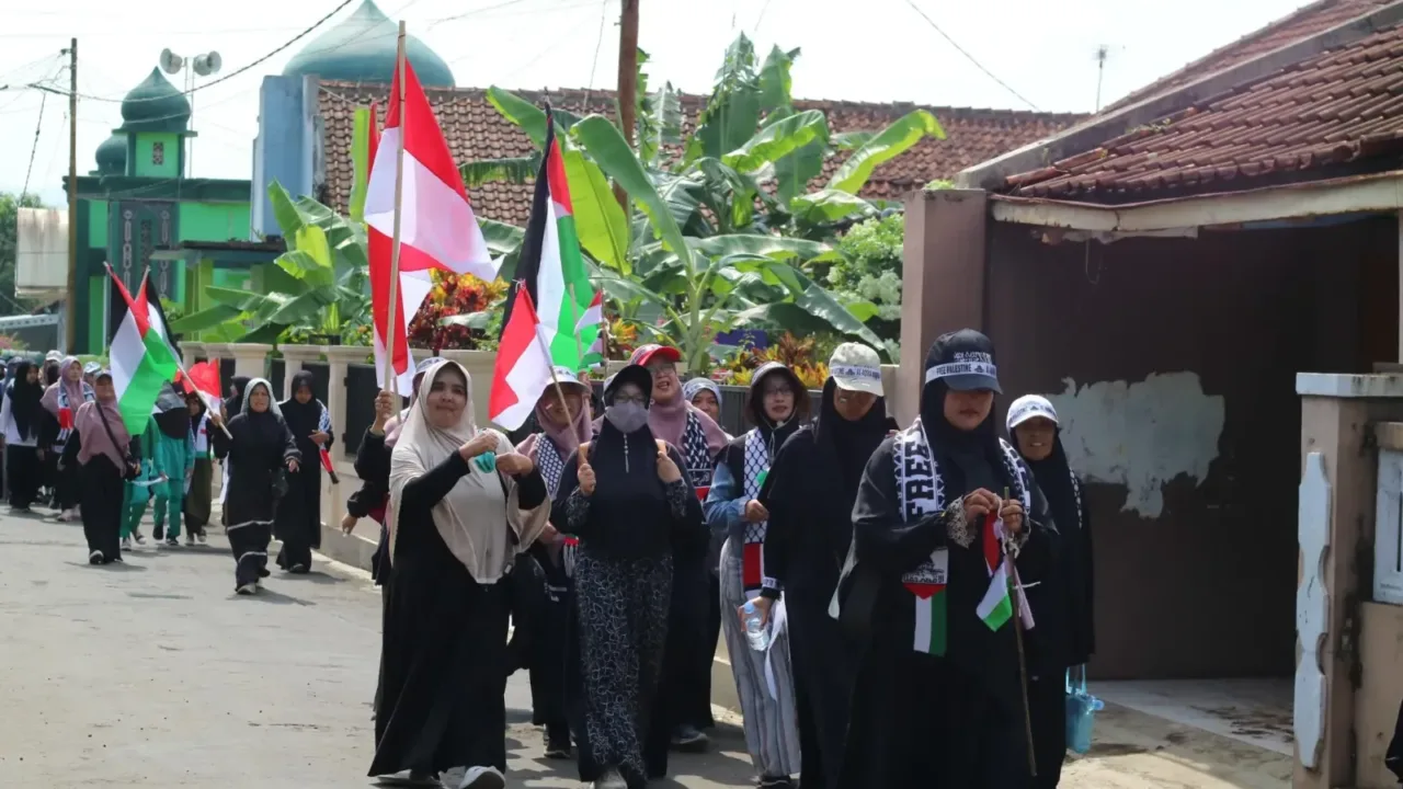 Long March Gerak Jalan Cinta Al-Aqsa Dalam Rangka Bulan Solidaritas Palestina 2024