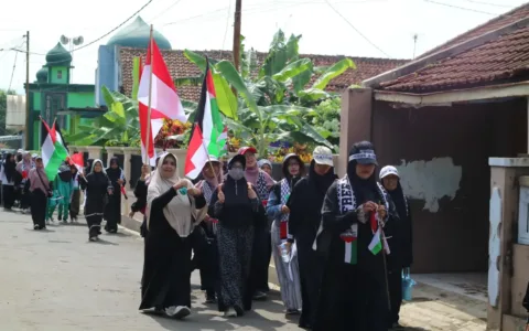Long March Gerak Jalan Cinta Al-Aqsa Dalam Rangka Bulan Solidaritas Palestina 2024