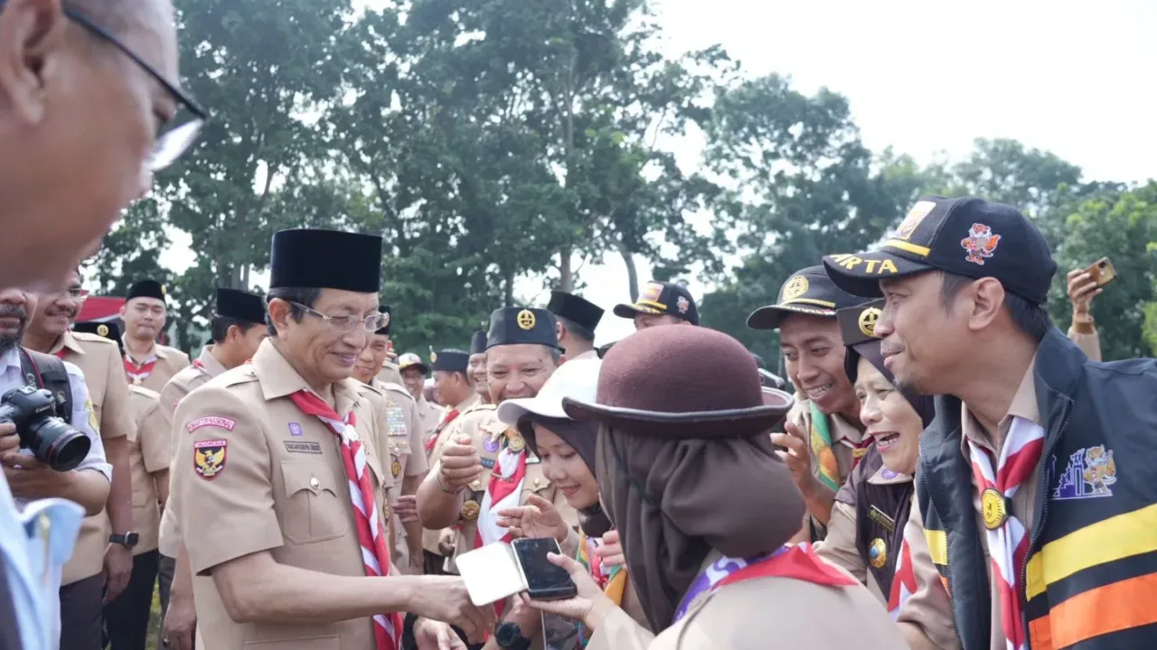 Menag akan Kembangkan Gerakan Kepramukaan Madrasah