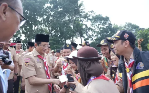 Menag akan Kembangkan Gerakan Kepramukaan Madrasah