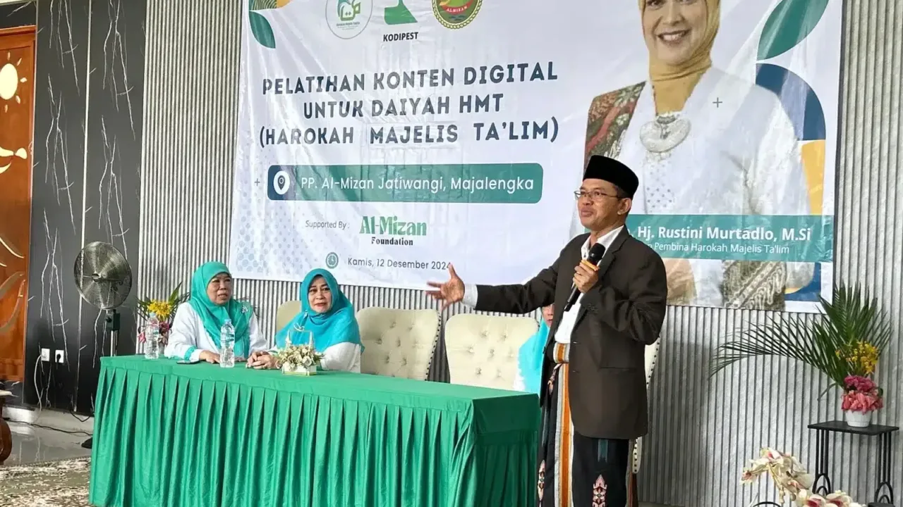 Al Mizan Fondation bersama Harokah Majelis Taklim (HMT)  Menggelar Pelatihan Pengelolaan Media Sosial Bagi Para Daiah di…