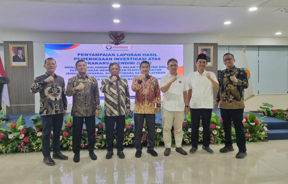 Ombudsman Ri Temukan Maladministrasi Penerbitan Rkab Mineral Dan Batubara 2021-2024