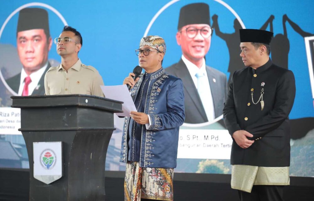 Gandeng Raffi Ahmad, Mendes Yandri Luncurkan Pemuda Pelopor Desa