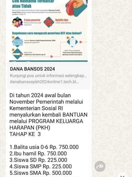 Hati-Hati Link Cek Bansos Palsu Marak Beredar! Gerak 08 Minta Polri Tangkap Pelaku Penyebar Hoax
