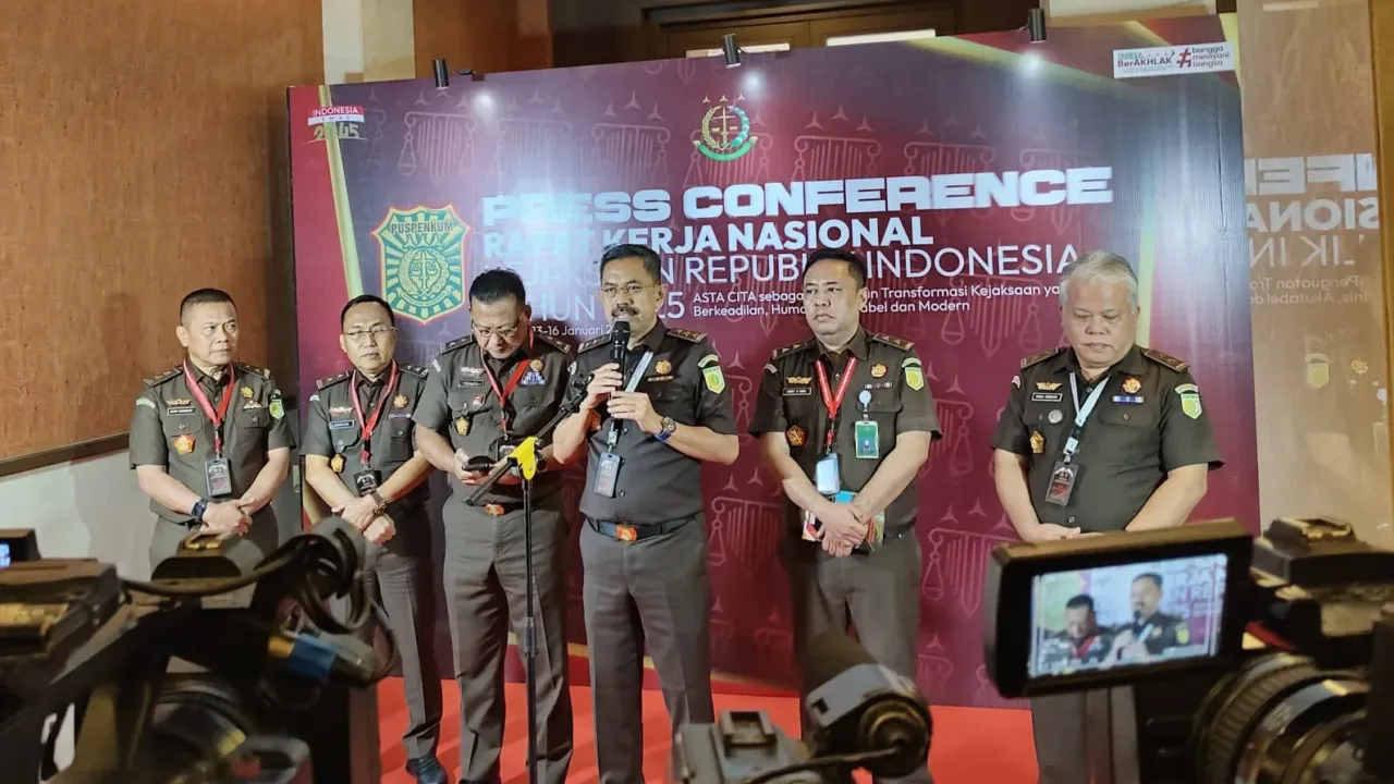 Rakernas 2025, Kejagung Buat Sistem Pantau Tuntutan se-Indonesia