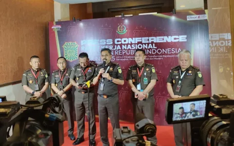 Rakernas 2025, Kejagung Buat Sistem Pantau Tuntutan se-Indonesia