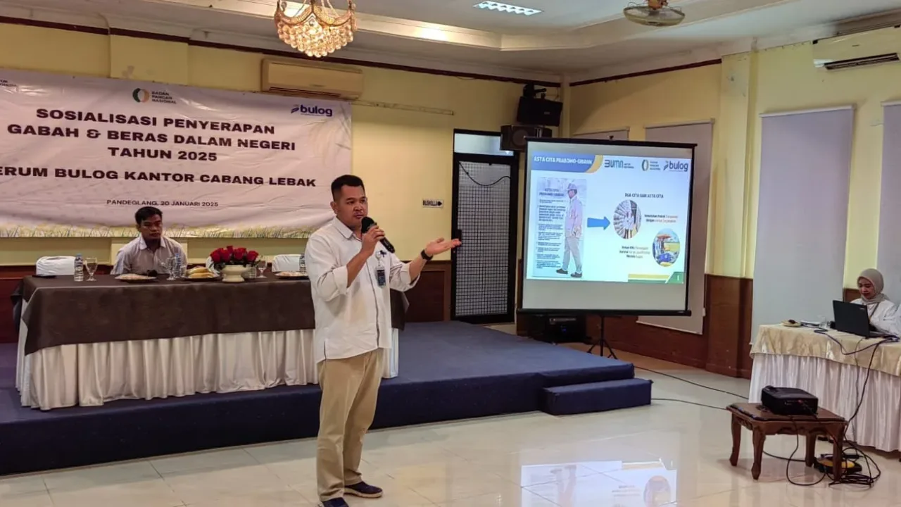 Sosialisasi Pengadaan Gabah dan Beras Bulog Lebak - Pandeglang