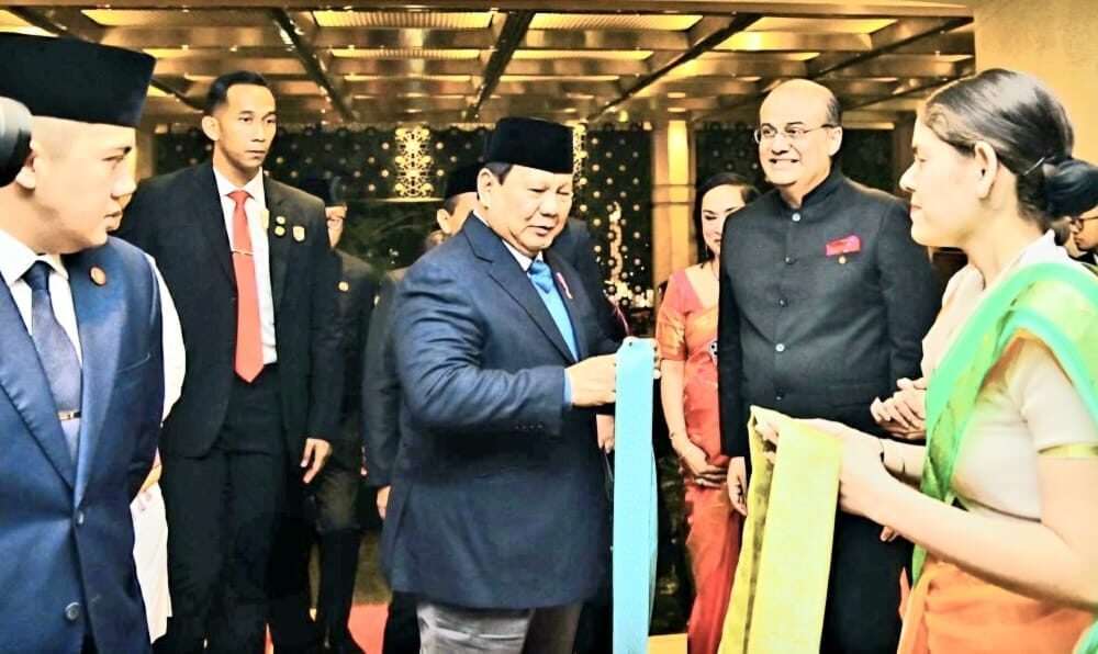 Presiden Prabowo Di India Mendapatkan Sambutan Hangat Dari Mahasiswa Indonesia