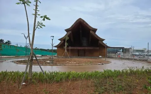 Bandara VVIP di IKN Direndem Banjir.