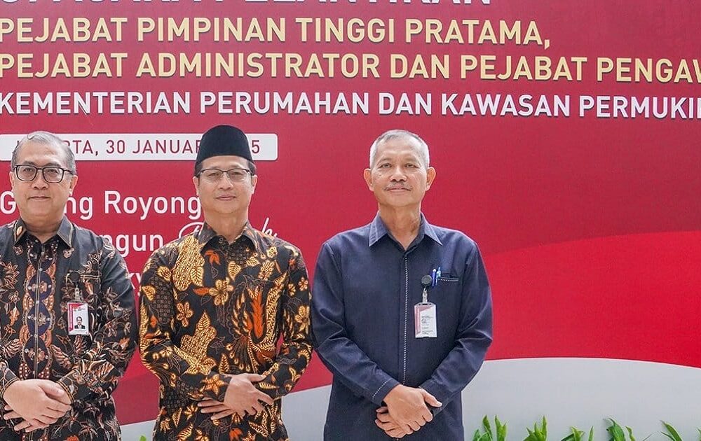 Agus Priyanto, Resmi Dilantik Menjadi Inspektur Bidang Investigasi Kementerian Perumahan Dan Kawasan Permukiman (Pkp) Pada Kamis (30/1).