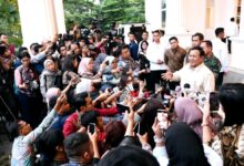 Presiden Prabowo Subianto Kepada Awak Media Usai Memberikan Pengarahan Pada Acara Rapat Pimpinan (Rapim) Tni/Polri Tahun 2025 Di The Tribrata, Jakarta.