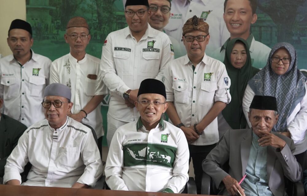 Ketua Dewan Syuro Dpc Pkb Kh Mukhsin Dz Sumedang, Senin (3/2).
