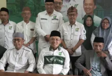 Ketua Dewan Syuro DPC PKB KH Mukhsin DZ Sumedang, Senin (3/2).