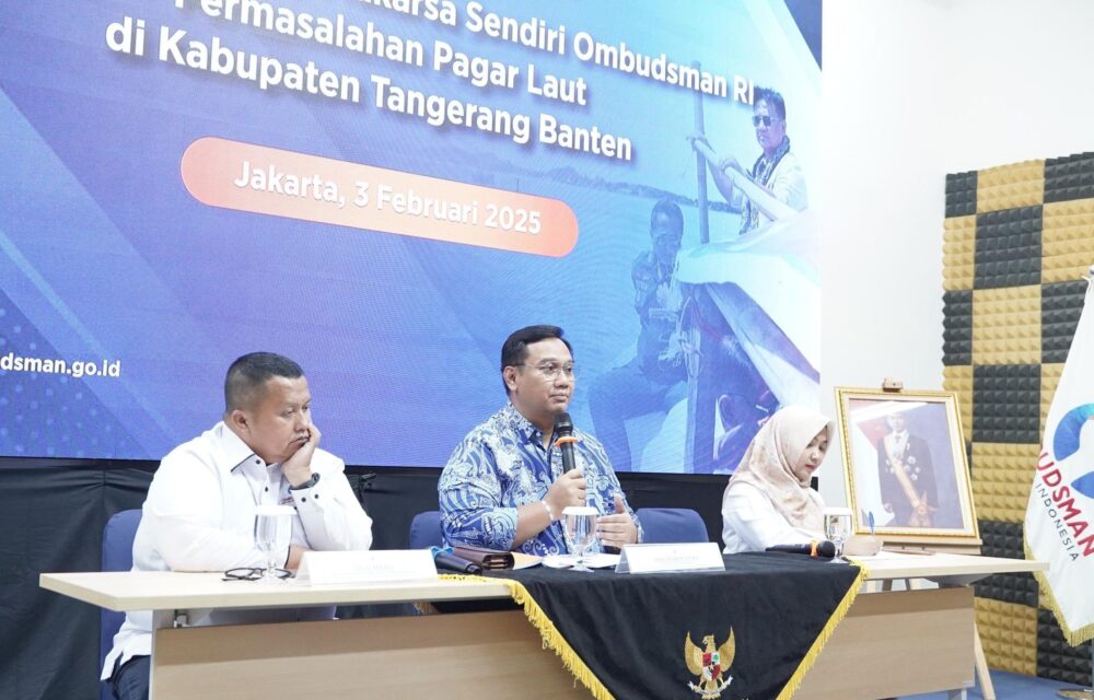 Ombudsman Minta Tuntaskan Pembongkaran Pagar Laut Sampai Ke Akarnya