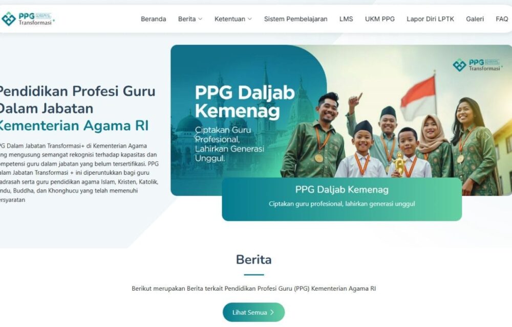 Laman Khusus Dengan Tautan Https://Ppg.kemenag.go.id/.