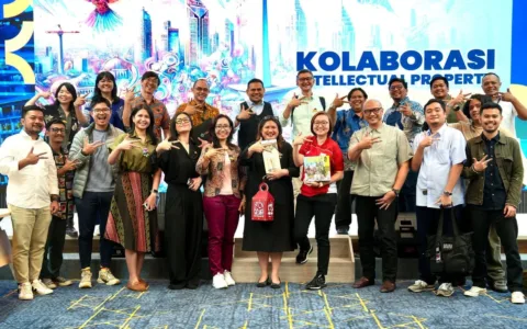 Badan Perencanaan Pembangunan Daerah (Bappeda) Jakarta dan para pegiat ekonomi kreatif (ekraf) di Balai Kota, Jakarta, Selasa, 18 Februari 2025.